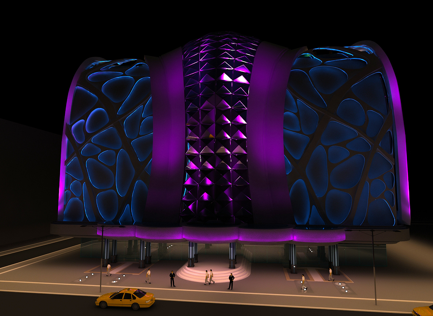 Architectural facade lighting